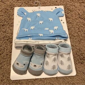 Celebrity Baby Hats and Socks Set for Baby Boy NEW